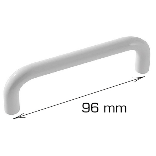 Handtag Bygel 96x30 mm Vitt/plast Home>it