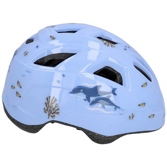 FISCHER FAHRRAD Plus Dolphin XS/S Barn-hjälm Blå Klädstorlek=XS/S Huvudomfång=48-54 cm