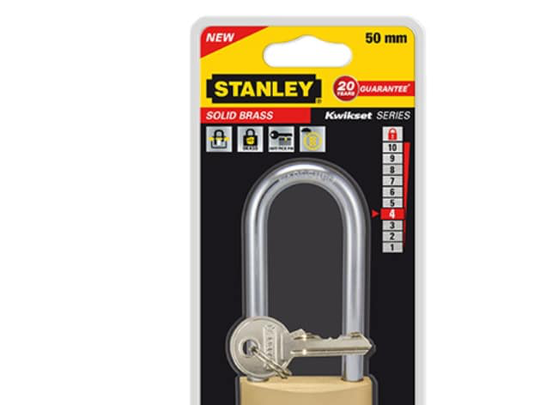 Stanley 81114 371 401 Hængelås 50 mm Nøglelås