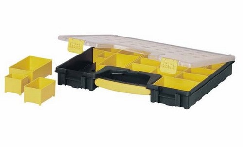 Stanley 1-92-748, Polykarbonat, Svart, Transparent, Gul, 422 mm, 52 mm, 334 mm