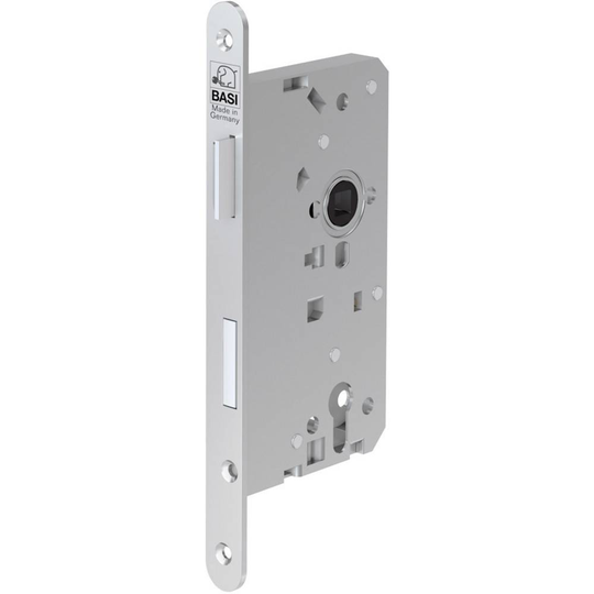 Basi 9770-6522 Insticksrumsdörrlås Silver