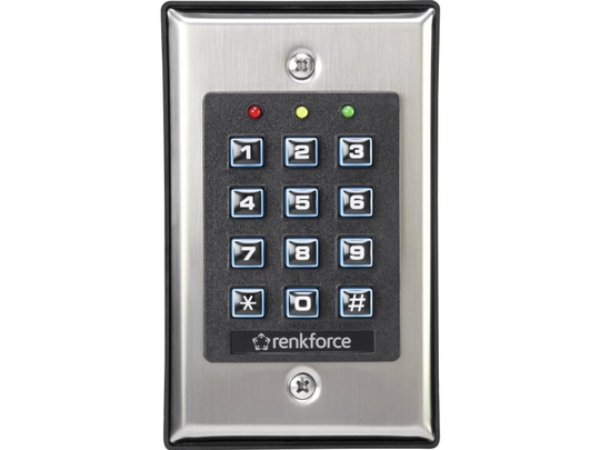 Renkforce 1582597 Kodelås Overflademonteret med belyst tastatur