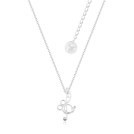 Disney Fantasia Cle De Sol Vitguldpläterat Halsband - - - Grupo Erik