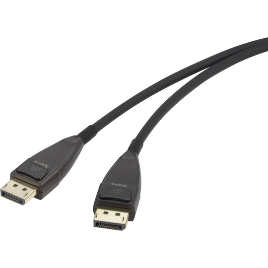 Renkforce RF-3770962 DisplayPort Anslutningskabel 20.00 m Svart