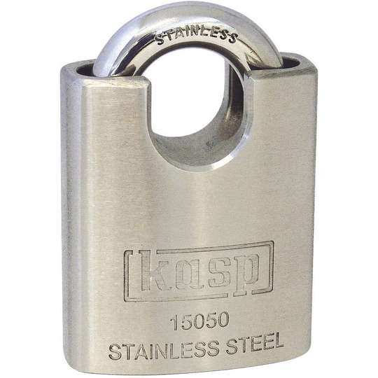 Kasp K15050D Hänglås 50 mm Silver Nyckel