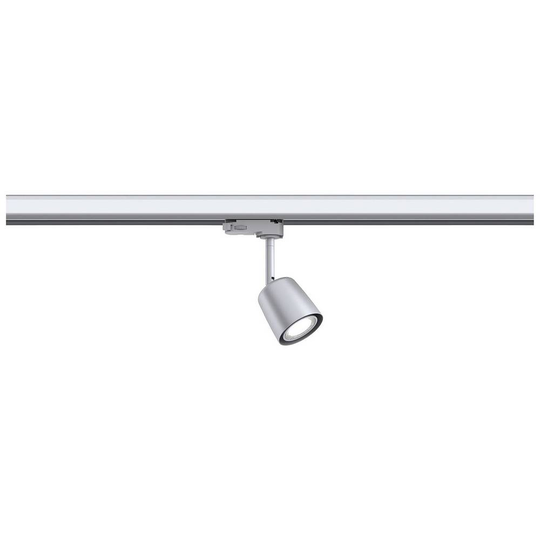 Systemljus (basis) ProRail3 GU10 Paulmann 3PRORail Cover Silver, Krom