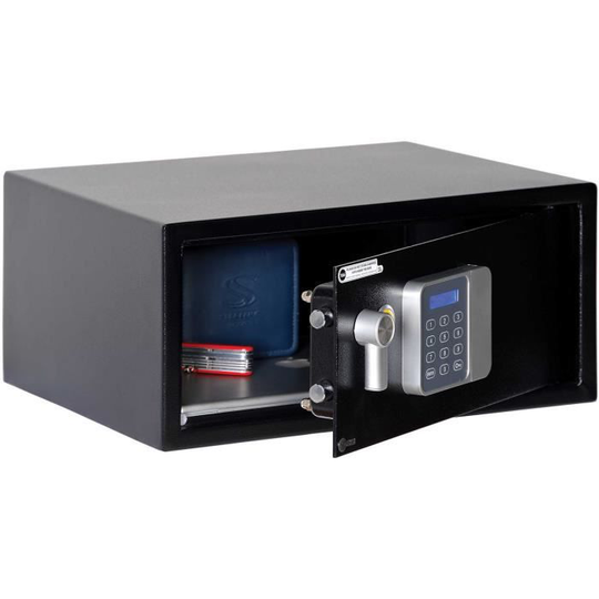 YALE - Hotellskåp - elektroniskt lås - laptop storlek H.20 x B.43 x D.35 cm (24 L)