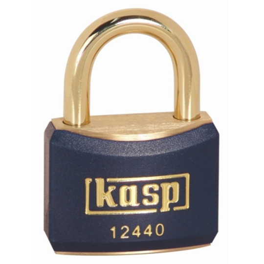 Kasp K12440BLUD Hänglås 40 mm Guldgul Nyckel
