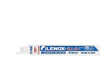 Lenox bajonetsavklinge 152mm - Bi-Metal 150x20x0.9mm 10tpi t/træ/metal 610r 5stk