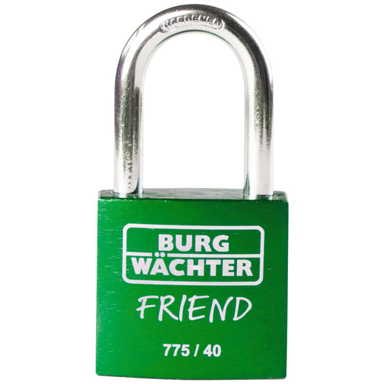 Burg Wächter 39451 Hänglås 40.00 mm Grön Nyckel