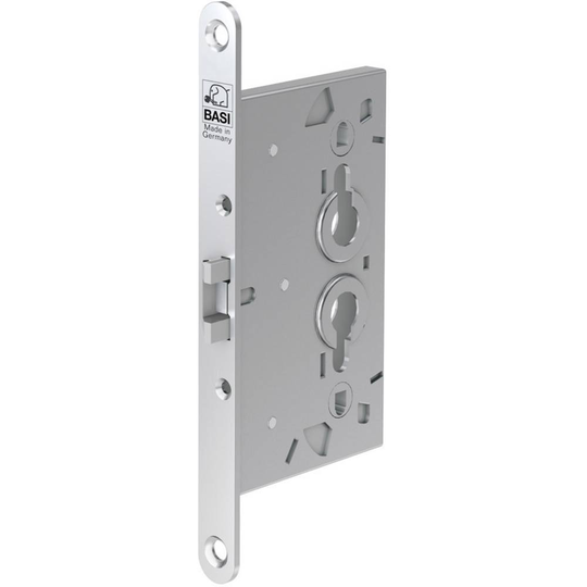 Basi 9830-6520 Insticksrumsdörrlås Silver