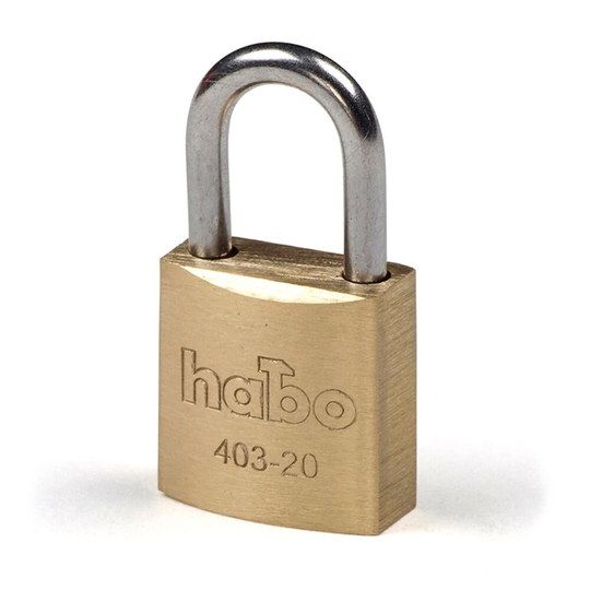 Hänglås 403-20 Mässing SB Habo