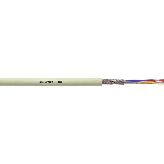 LAPP 34208-500 Datakabel JE-LiYCY...BD 12 x 2 x 0.50 mm² Grå 500 m