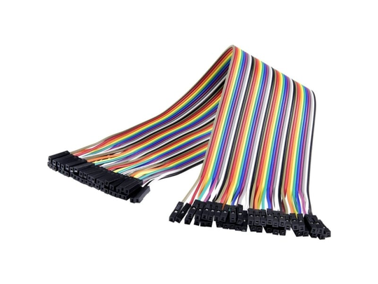 Renkforce JKFF403 Jumper-kabel Arduino, Banana Pi, Raspberry Pi [40x Trådbro-bøsning - 40x Trådbro-bøsning] 30.00 cm Flerfarvet