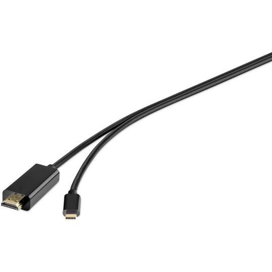 Renkforce RF-4535910 USB-C® / HDMI Adapterkabel 1.80 m Svart