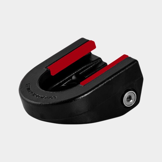 Släpvagnslås Combilock Al-Ko AK351, 66 mm, Ø14 mm, röd