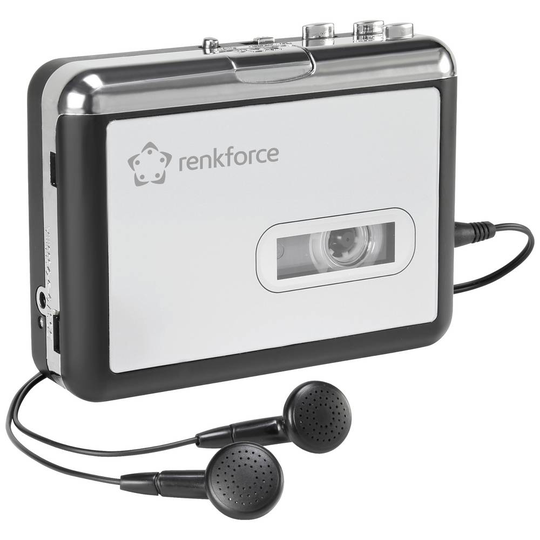 Renkforce RF-CP-170 Kassett-digitaliserare inkl. hörlurar