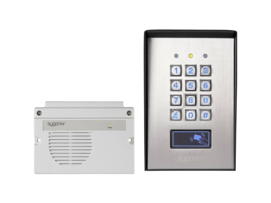 Sygonix 1582020 Kodelås Overflademontage IP66 med belyst tastatur, med separat analyseenhed