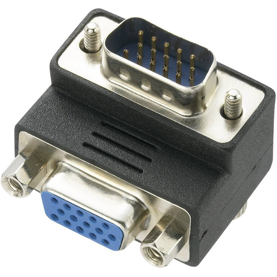 Renkforce VGA Adapter [1x VGA hane - 1x VGA hona] Svart