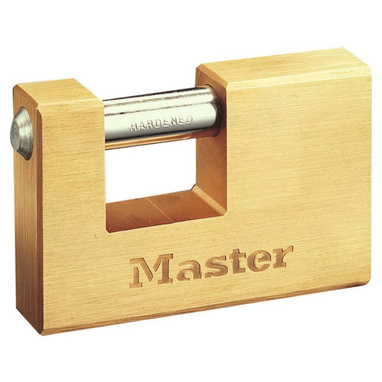 Master Lock Armerat hänglås solid mässing 85 mm 608EURD