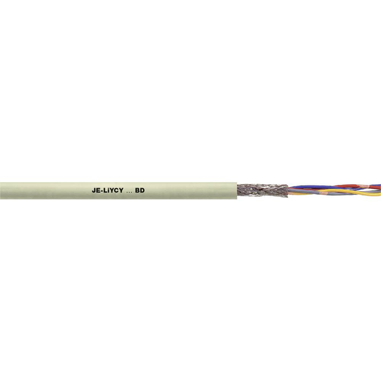 LAPP 34208-100 Datakabel JE-LiYCY...BD 12 x 2 x 0.50 mm² Grå 100 m