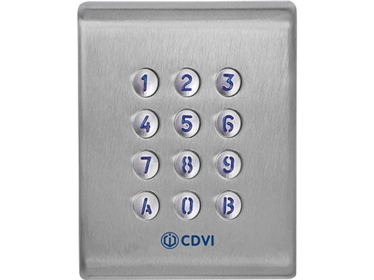 CDVI Security F0201000053-G Kodelås 12 V, 24 V, 48 V IP65 Bluetooth-kompatibel, med belyst tastatur