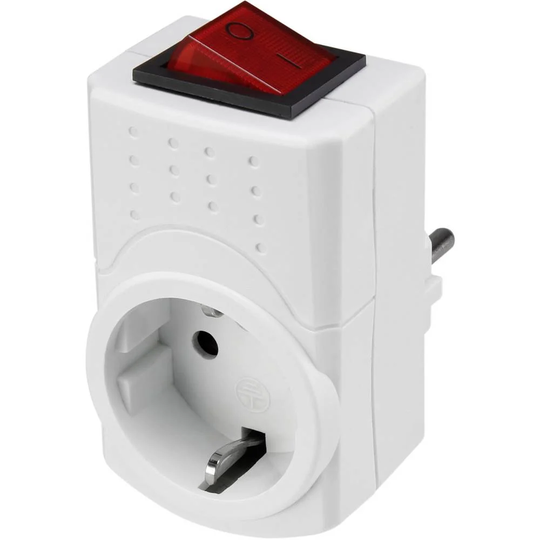 Sygonix SY-5045292 Omkopplingsbar mellankontakt 2-polig Vit