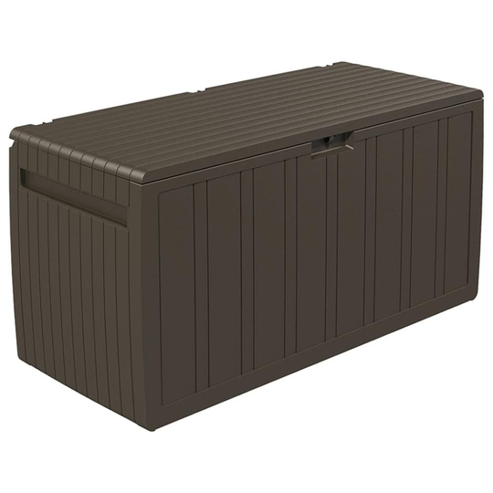 vidaXL Dynlåda brun 117x45,5x57,5 cm 270 L