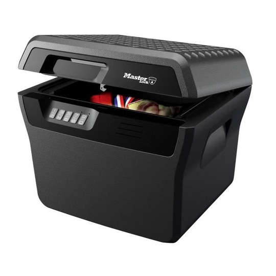 MASTER LOCK Säkerhetsfodral / Safe - Brandsäker och vattentät - Elektronisk kostym - 18,5L