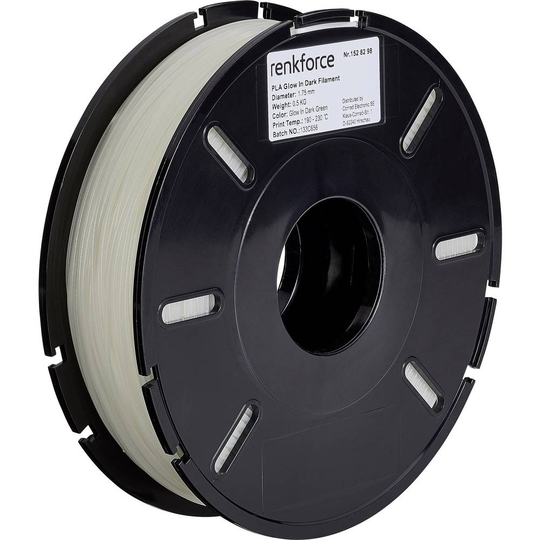 Renkforce RF-4511218 3D-skrivare Filament PLA-plast 1.75 mm Neongrön 500 g