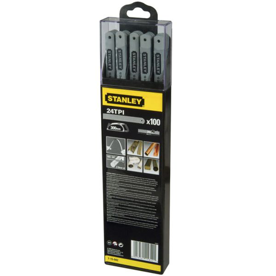 STANLEY 0-15-842 Bågfilsblad 300 mm, 24 TPI 2-pack