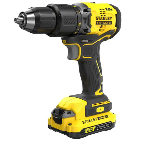 STANLEY FatMax SFMCD715C2K-QW Slagskruvdragare med batterier och laddare