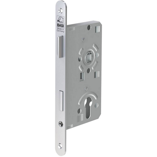 Basi 9250-5521 Insticksrumsdörrlås Silver