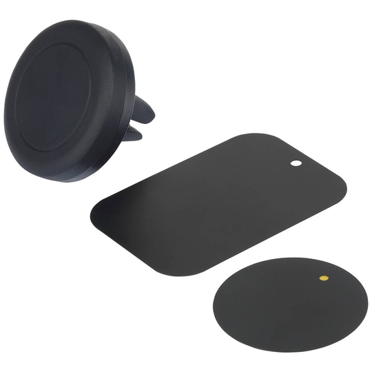 Renkforce RF-5044678 Ventilationsgaller Mobilhållare för bil 360° vridbar, Magnetfäste