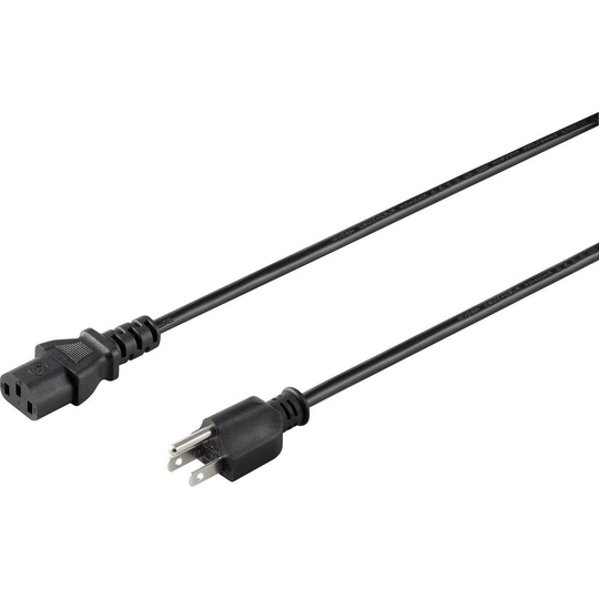 Sygonix SY-5042736 IEC Anslutningskabel Svart 2.00 m