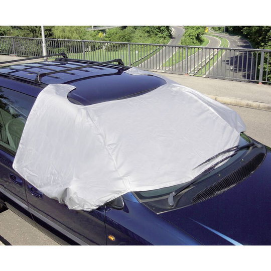 Snöskydd Front- & sidofönsterskydd, Stöldskydd (B x H) 285 cm x 97 cm Unitec Personbil, Husbil, Skåpbil, SUV Silver