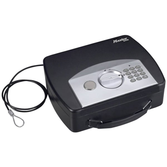 Master Lock P40020 Dokumentkassette (B x H x T) 74 x 254 x 201 mm Sort