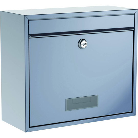 Basi 2170-0661 BK 900 Brevlåda Stål Silver Nyckel