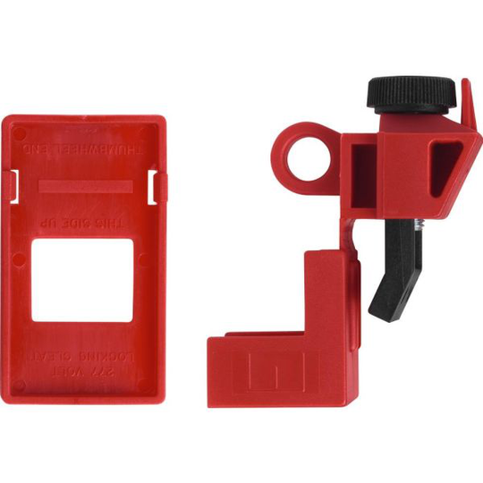 ABUS E201 Låsanordning 70 x 26 x 7 mm, röd