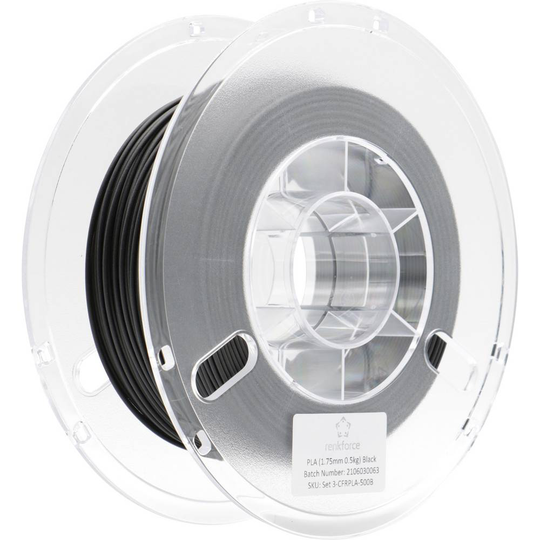 Renkforce RF-4738606 3D-skrivare Filament PLA-plast 1.75 mm Svart (matt) 500 g