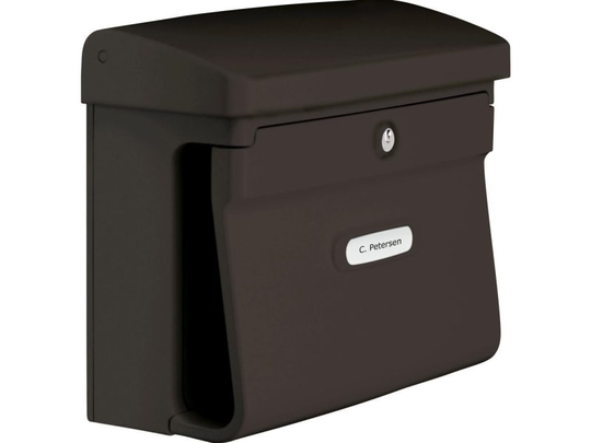 Postkasse Burg Wächter BREMEN 885 BR Plastic Brun Nøglelås