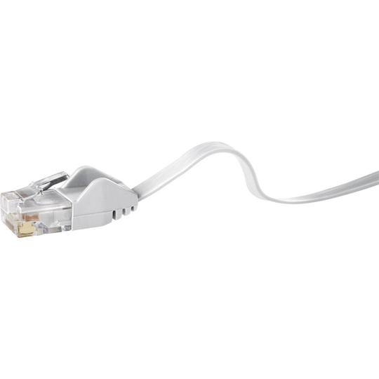 Renkforce RF-4149825 RJ45 Nätverk Anslutningskabel CAT 6 U/UTP 10.00 m Grå Högflexibel, med låsskydd