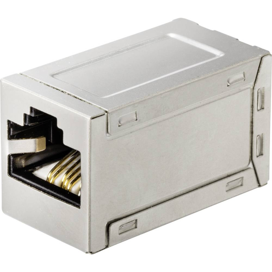 Renkforce RJ45 Nätverk Adapter CAT 6 [1x RJ45 hona - 1x RJ45 hona] Metall