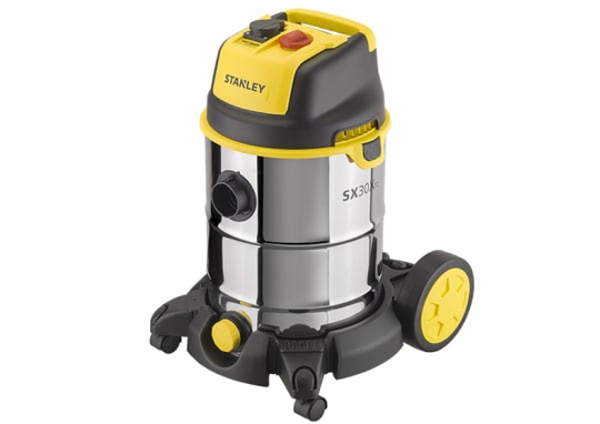 Stanley SXVC30XTDE, Torr&våt, Svart, Rostfritt stål, Gul, 36,5 l/s, 19 kPa, 5 m, 73,6 dB