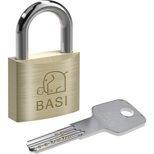 Basi BM5091-0050-0041 Hänglås Nyckel