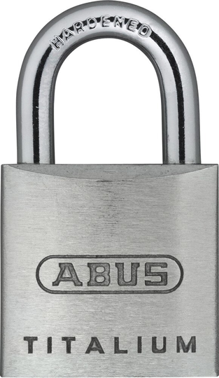 ABUS 64TI/20, Konventionellt hänglås, Tangentlås, Olika låsning, Gjuten aluminium, Härdat stål, 2 cm