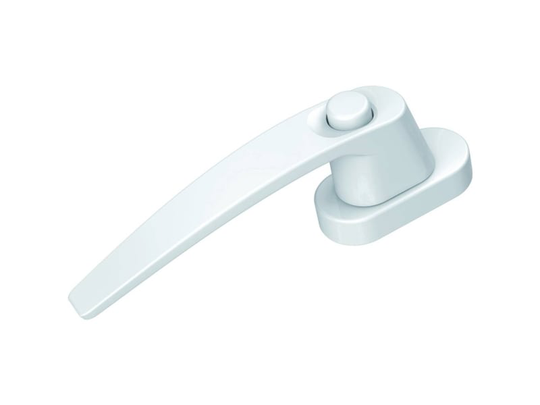 Basi 7554-0012 Vindueshåndtag med trykknapsikring Hvid (blank)