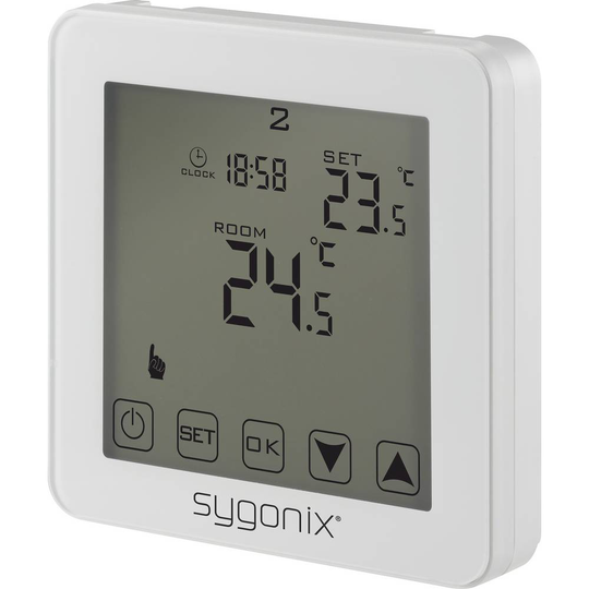 Sygonix Touch 2 Rumstermostat Infälld Veckoprogram 1 till 70 °C