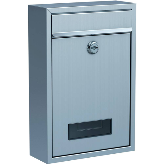 Basi 2170-0308 BK 100 Brevlåda Rostfritt stål Nyckel