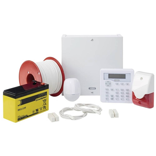 ABUS Larmsystem-set Terxon SX AZAA10100 Larmzoner 8x trådbundna, 1x sabotagezon